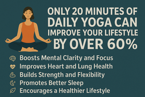 Only 20 minute daily yoga will improve the lifestyle more than 60%