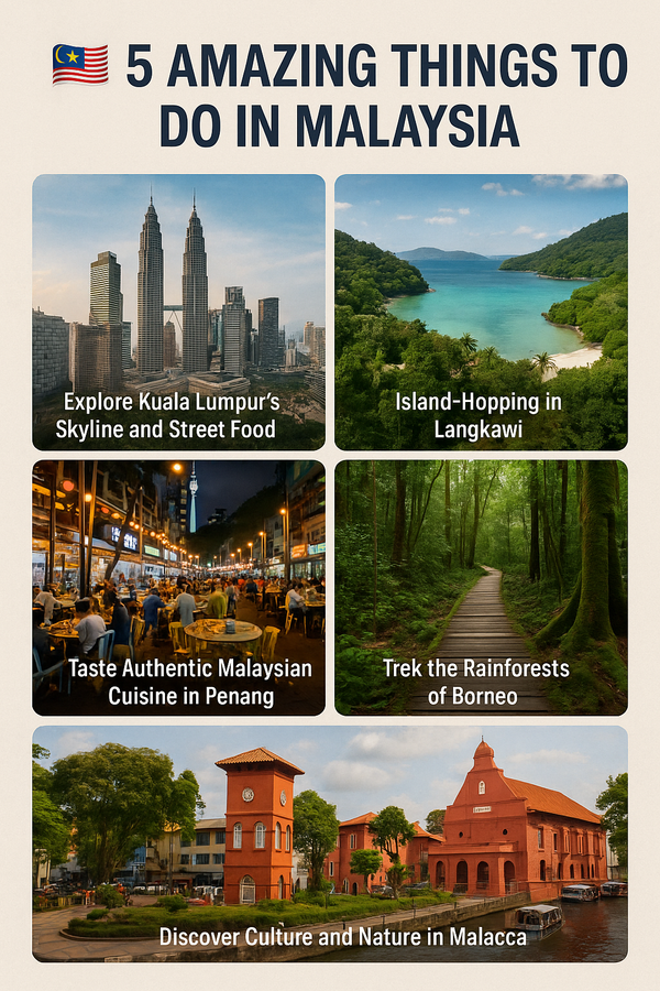 5 Amazing Things to Do in Malaysia!